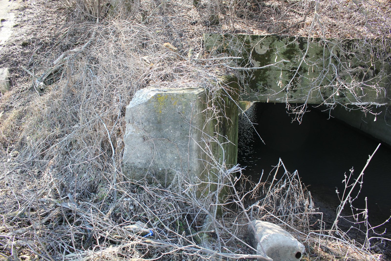 East abutment, adjacent Bridge #A-508B